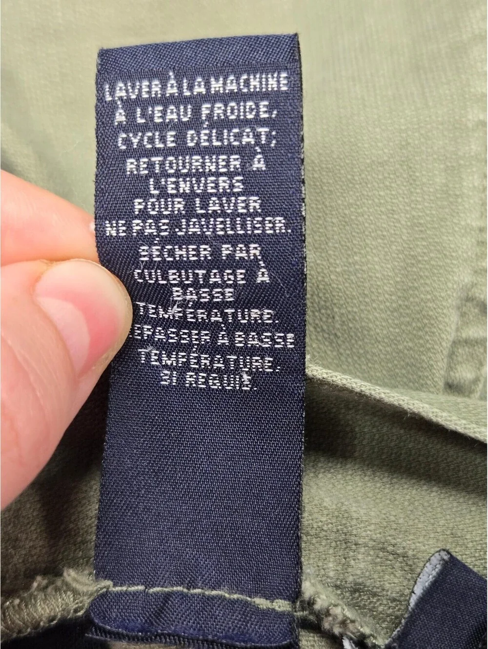 Signature Jones NY Olive Green Cargo Shorts